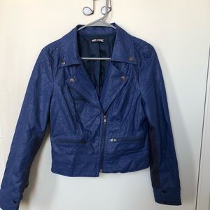 Faux leather jacket